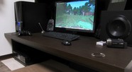 くつろぎ座卓パソコンデスク(拡大)