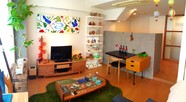 部屋全体(ベッドから)
