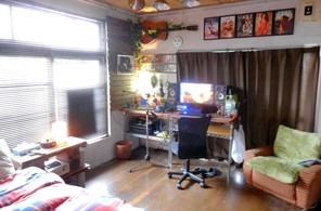 コンクリート壁にひと手間