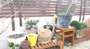 DIY!花台&リンゴの木箱の再利用!