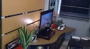TVボードと間接照明