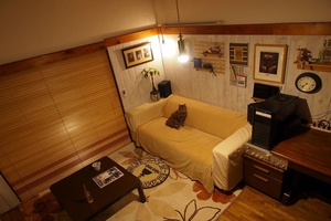 DIYでリフォームしたお部屋です。